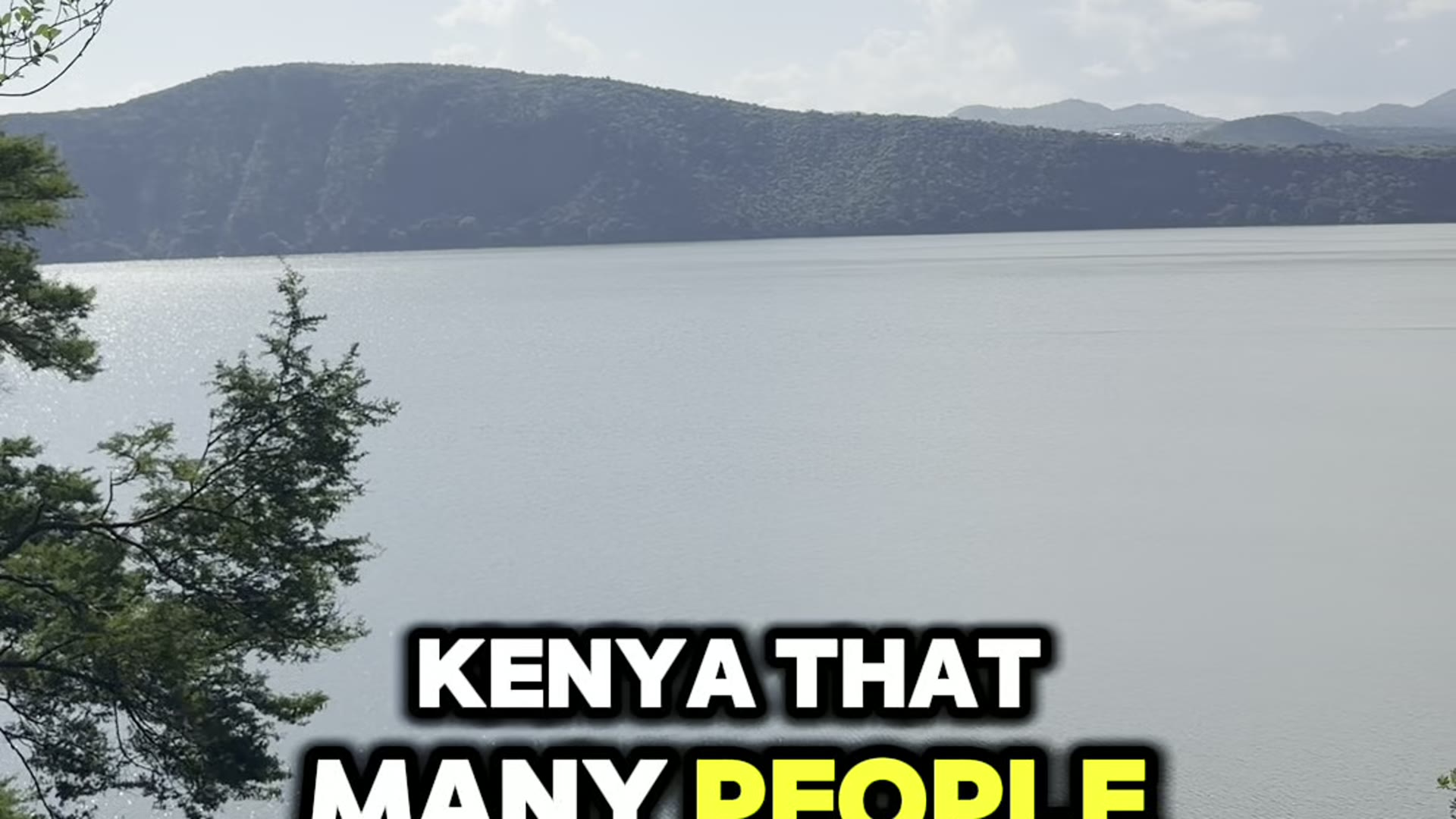 Lake Chala — the crater lake on the Kenya–Tanzania border